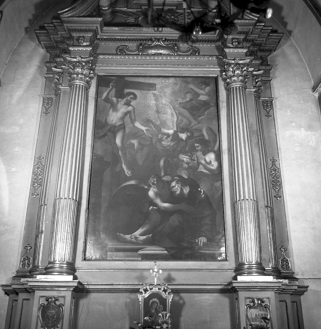 San Pellegrino Laziosi sanato da Cristo - Basilica di S. Maria dei Servi, Bologna